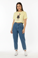 Cropped Ursinho Polka Dots – 100% Algodão Estampado