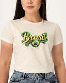 T-Shirt Estampada Brasil