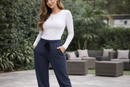 Calça Moletom Cargo Com Punho Unissex