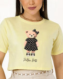 Cropped Ursinho Polka Dots
