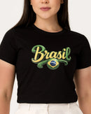 T-Shirt Estampada Brasil