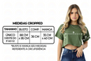 Cropped Brasil Bandeira Bordada